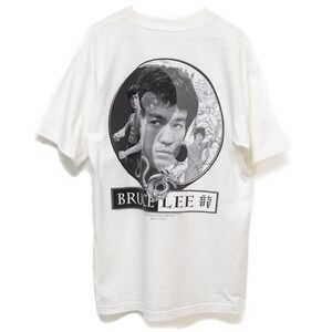 Vintage Bruce Lee Graphic T-Shirt – Alstyle – Dragon Yin-Yang Print –‎ Size L